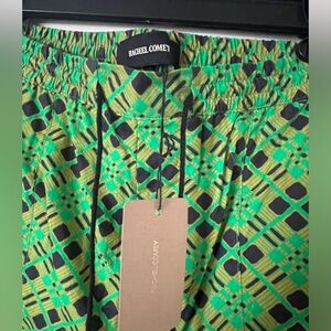 NWT Rachel Comey Green Multi Drawstring Pants